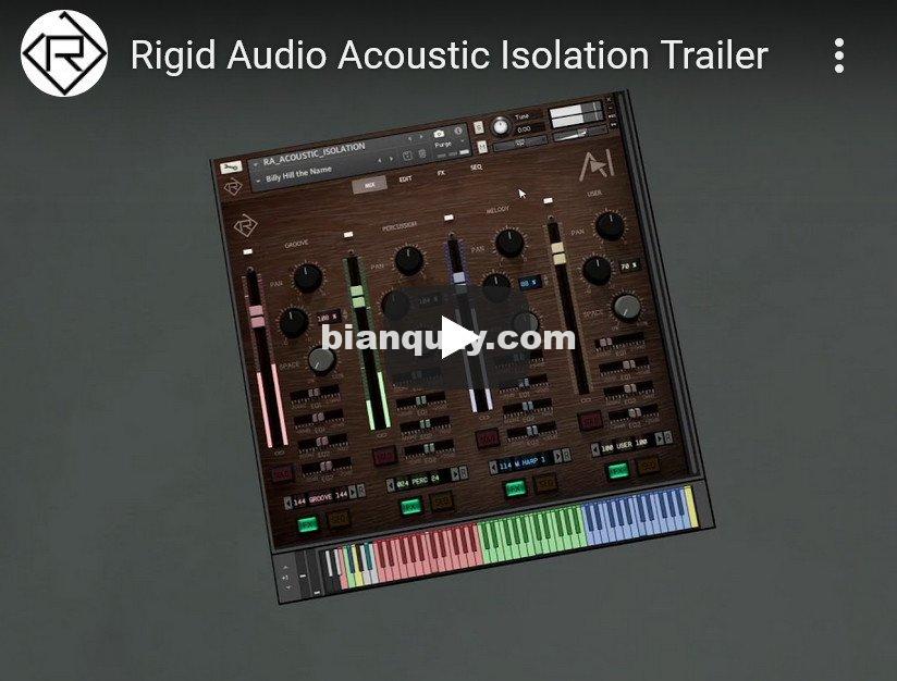 合成音色 – Rigid Audio Acoustic Isolation KONTAKT