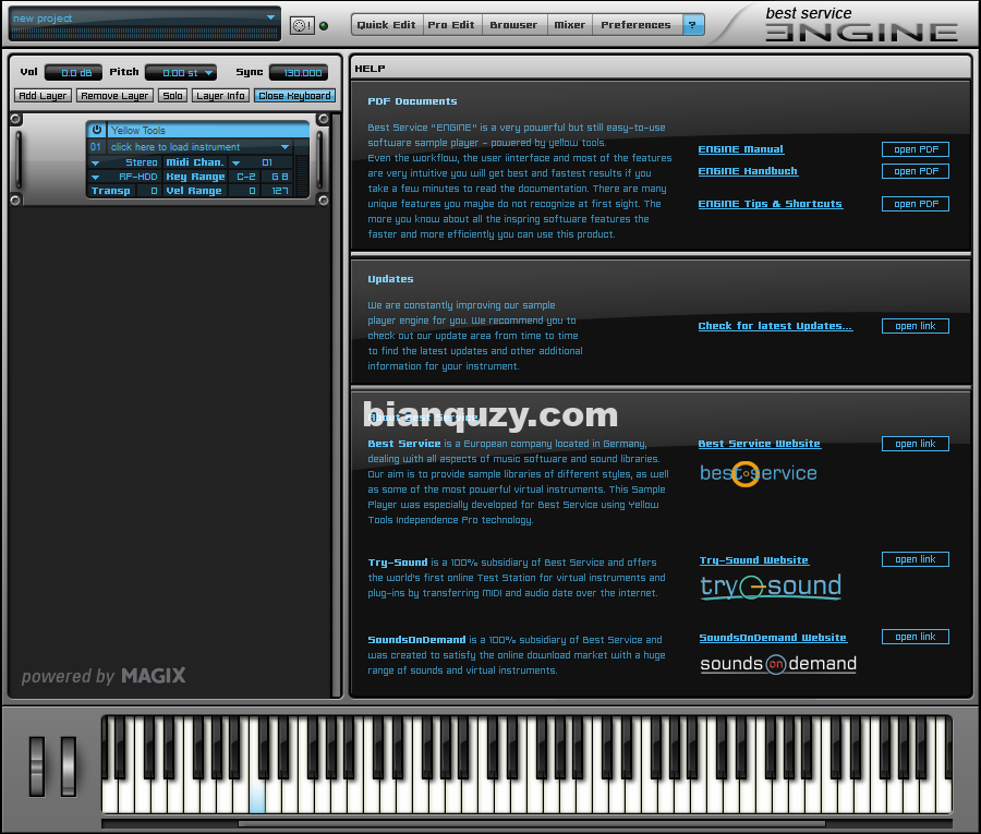 采样器 – Best Service Engine v2.1.0.186 Win