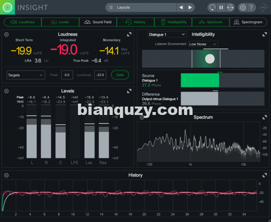 音频计量分析插件 – iZotope Insight 2 v2.1.1 WiN