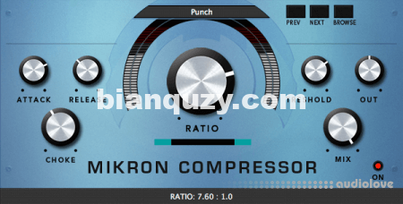 压缩插件 – 112dB Mikron Compressor v1.0.2 [WiN]