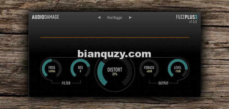 经典失真效果器 – Audio Damage FuzzPlus 3 [Win,Mac]