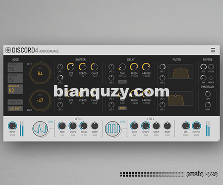 复合移调效果器 – Audio Damage AD044 Discord4 v4.1.0 [WiN, MacOSX]