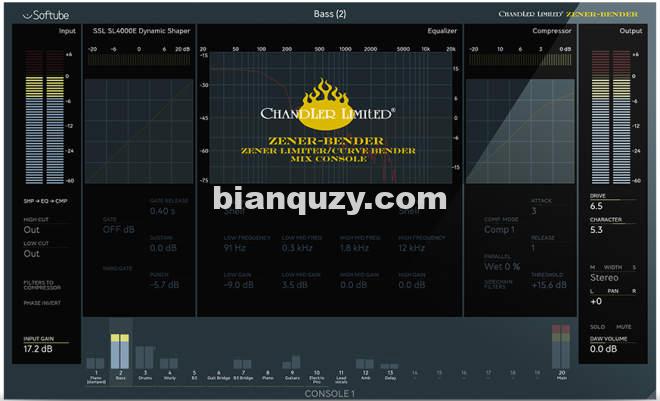 通道条 – Softube Console 1 Chandler Limited v2.5.9 WIN
