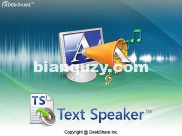 将文本转换成声音的软件 – Text Speaker 3.31 WIN