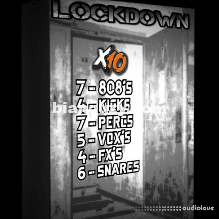 鼓包 – X10 Lockdown Drum Kit [WAV]