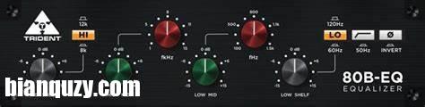 Trident系列80B数字均衡器 – Trident Audio Developments 80B EQ V1.1.0 WIN