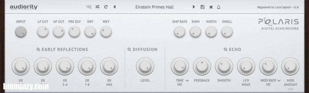 混响插件 – Audiority Polaris v1.8.1 WIN OSX