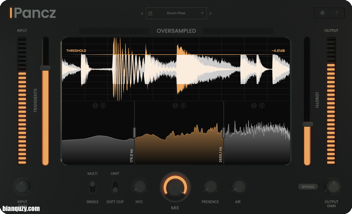 多频段瞬态整形器 – Oversampled Pancz v1.0.0 Patched WiN REPACK MacOSX