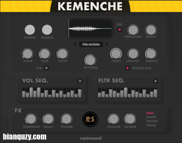 弦乐合成器 – Rast Sound Kemenche v2.0 KONTAKT