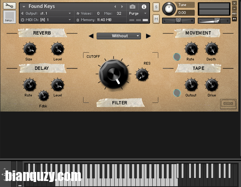 质感旋律 – Instruments by Lamprey Found Keys Volume 1 for Kontakt and NEAT Player