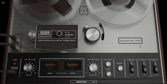 磁带机 – Audio Singularity Neurontape 1972 v1.2.0 WIN
