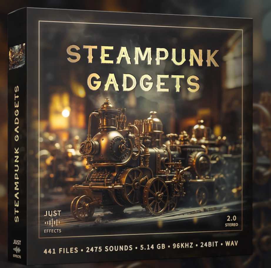 蒸汽朋克声音设计的世界Just Sound Effects Steampunk Gadgets WAV-乐声音频-资源网