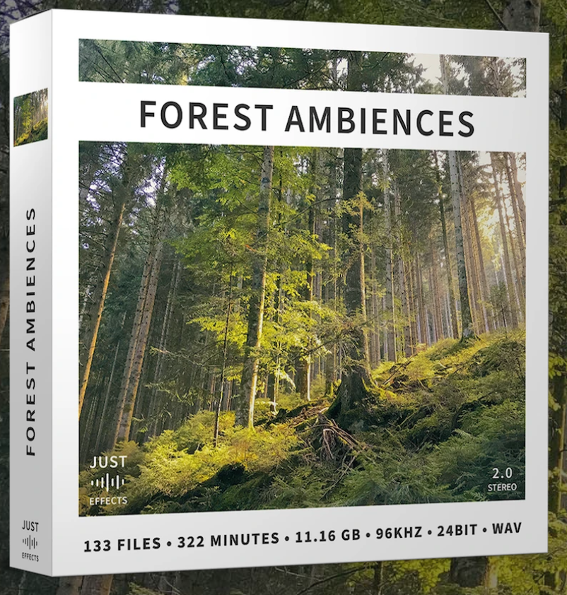 纯净的自然之声Just Sound Effects Forest Ambiences WAV-乐声音频-资源网