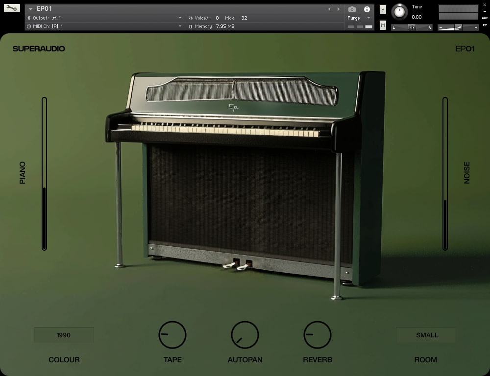 SuperAudio EP01 KONTAKT电钢琴