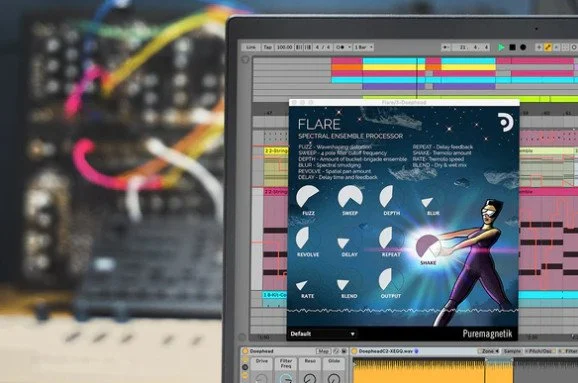 基于桶旅延迟线的光谱系综效应 Puremagnetik Flare 1.0.2/1.0.3 Win/macOS