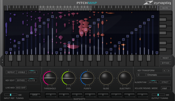 实时调整混音文件中个别声音音高的软件 Zynaptiq Pitchmap v1.9.2 WiN