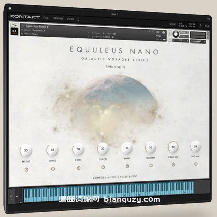 复古空灵的音源 Kompose Audio Equuleus Nano KONTAKT-GTA