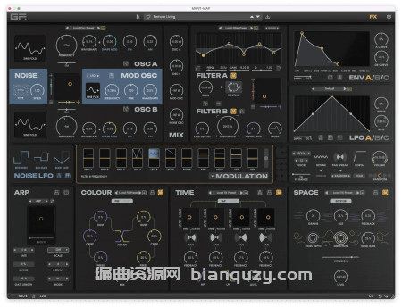 融合复古灵魂与现代创新的合成器 GForce MAP v1.0.0 [WiN]