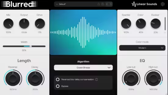 混响效果器 Linear Sounds Blurred 1.1.3 Win