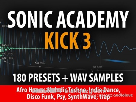 Andi Vax Sonic Academy Kick 3 180 Presets + WAV Samples [Synth Presets]