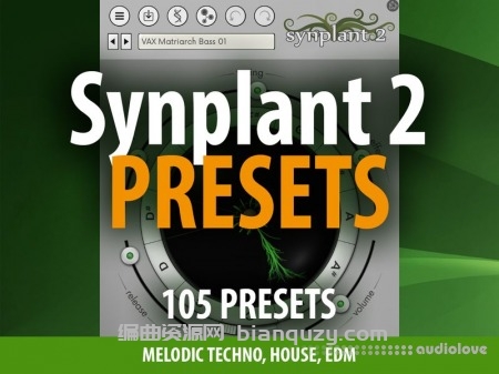 Andi Vax “Synplant 2 Melodic Techno” 105 Presets [Synth Presets]
