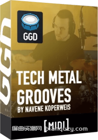 GetGood Drums GGD Tech Metal by Navene Koperweis Midi Pack [MiDi]