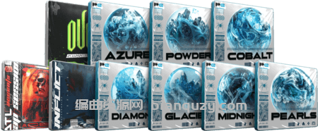 顶级陷阱音乐采样包 ProducerGrind AZURE Trap Collection [WAV, MiDi]