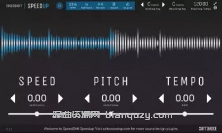 变速处理器插件 SottovoceDSP SpeedShift Speedup v2.0.1 [WiN]
