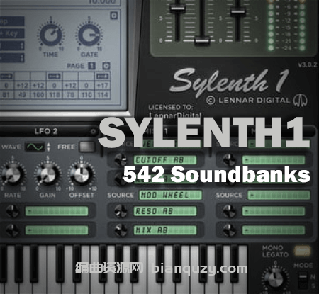 Sylenth1 542 Soundbanks [Synth Presets] 音色库