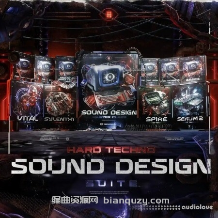 硬核科技舞曲声音设计套件 Teknovault Hard Techno Sound-Design Suite [WAV, MiDi, Synth Presets, TUTORiAL]