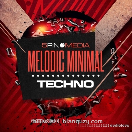 旋律微缩科技舞曲采样包 5Pin Media Melodic Minimal Techno [WAV, DAW Templates, MiDi]