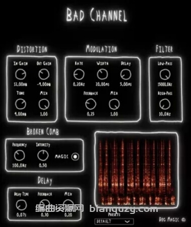 故障音轨插件 Dog Magic Bad Channel v1.0.0 [WiN, MacOSX]