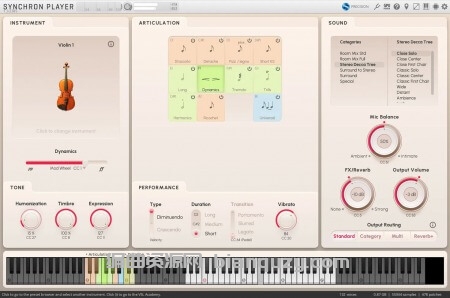 小提琴 Vienna Symphonic Library Synchron Solo Violin 1 Full for Synchron Player