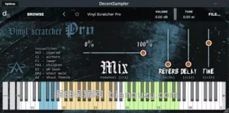 黑胶搓碟音效 Vinyl Scratcher Pro by Joonas Ylanne [Decent Sampler] [Synth Presets]