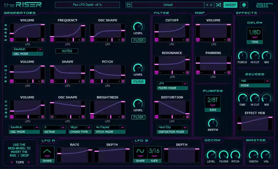 宏大震撼的音乐过渡效果 AIR Music Technology theRiser 1.2.0 MacOS