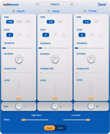 Audio Issues Threepeat v1.0.2 MacOS
