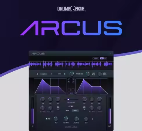 氛围包络塑形音频处理插件 Drumforge Arcus 1.0.4 WIN