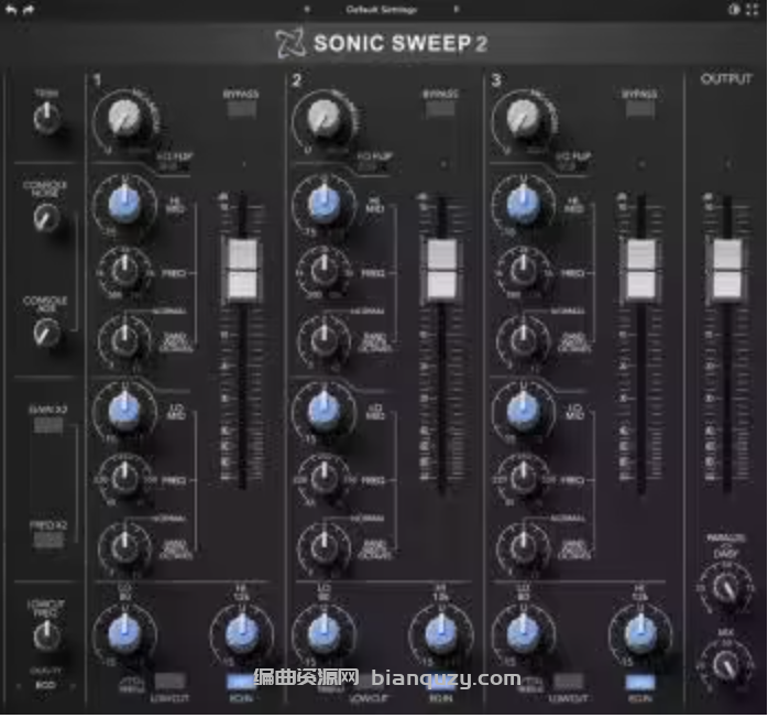 经典 8 母线调音台 Rave Generation Sonic Sweep 2 v1.1.7 WIN