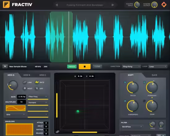 新型粒子合成声音设计插件 Sync Audio Fractiv 1.1.0 MacOS