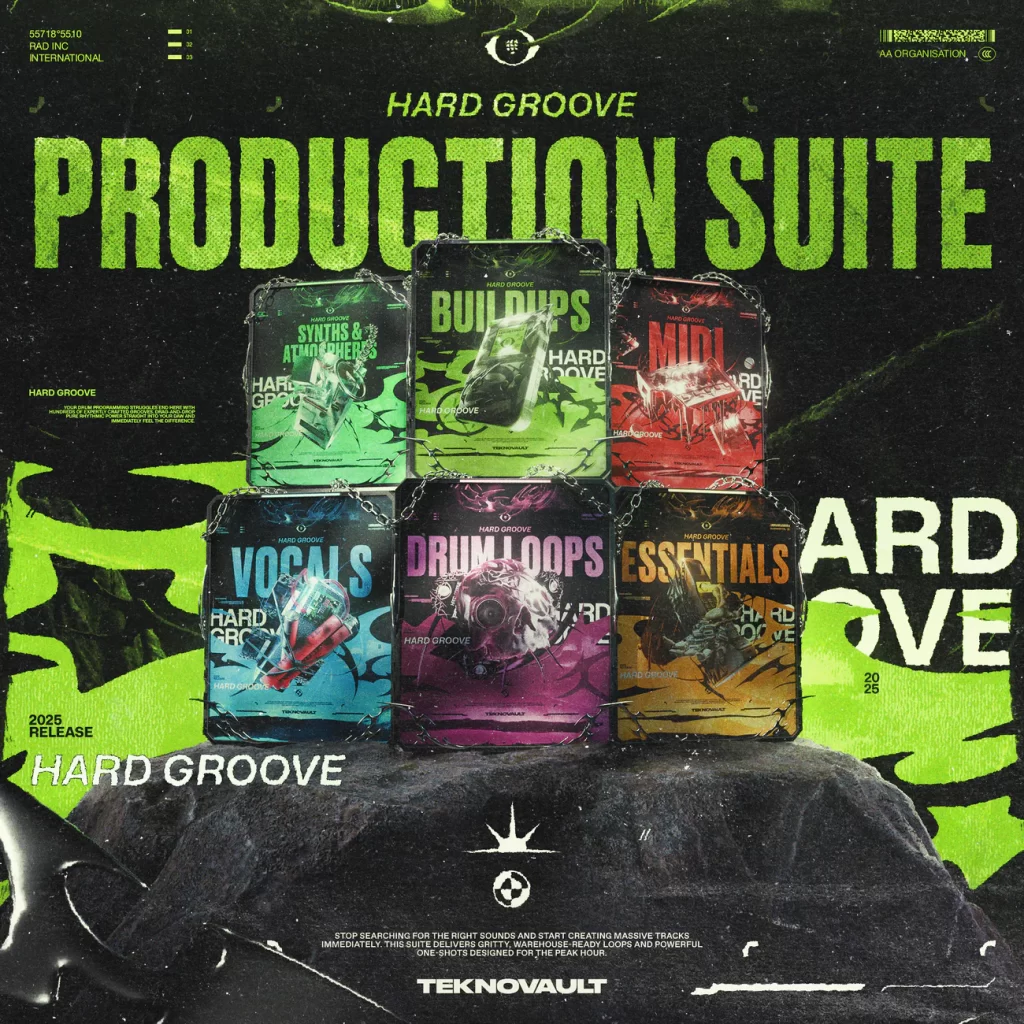 硬式律动（Hardgroove）采样包合集 Teknovault Hardgroove Techno Production Suite MULTiFORMAT