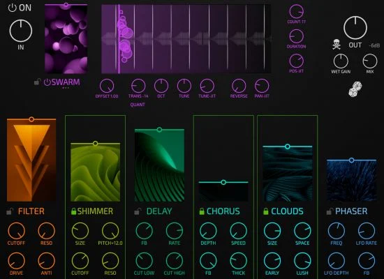 即时氛围效果的颗粒多重效果插件 Dawesome Love 2.07 WIN