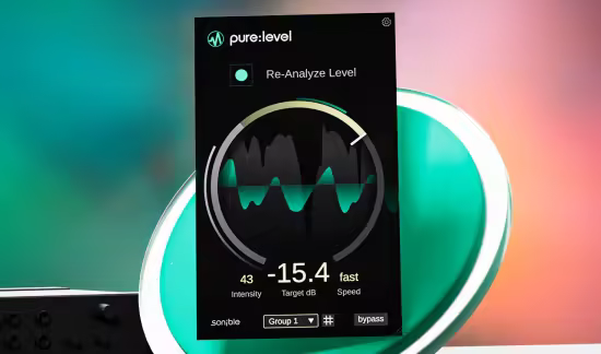 AI智能音量平衡插件 Sonible pure:level v1.0.0 MacOS