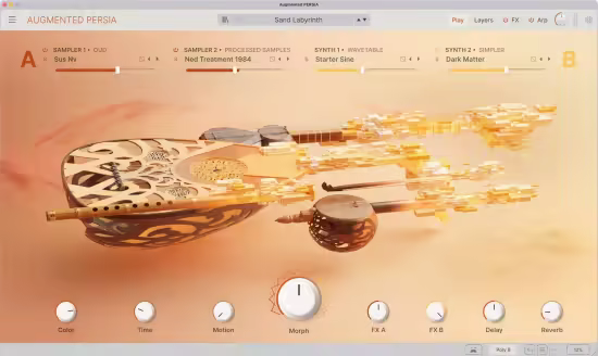传统波斯及中东乐器 Arturia Augmented PERSIA v2.0.0.6616 U2B MacOS