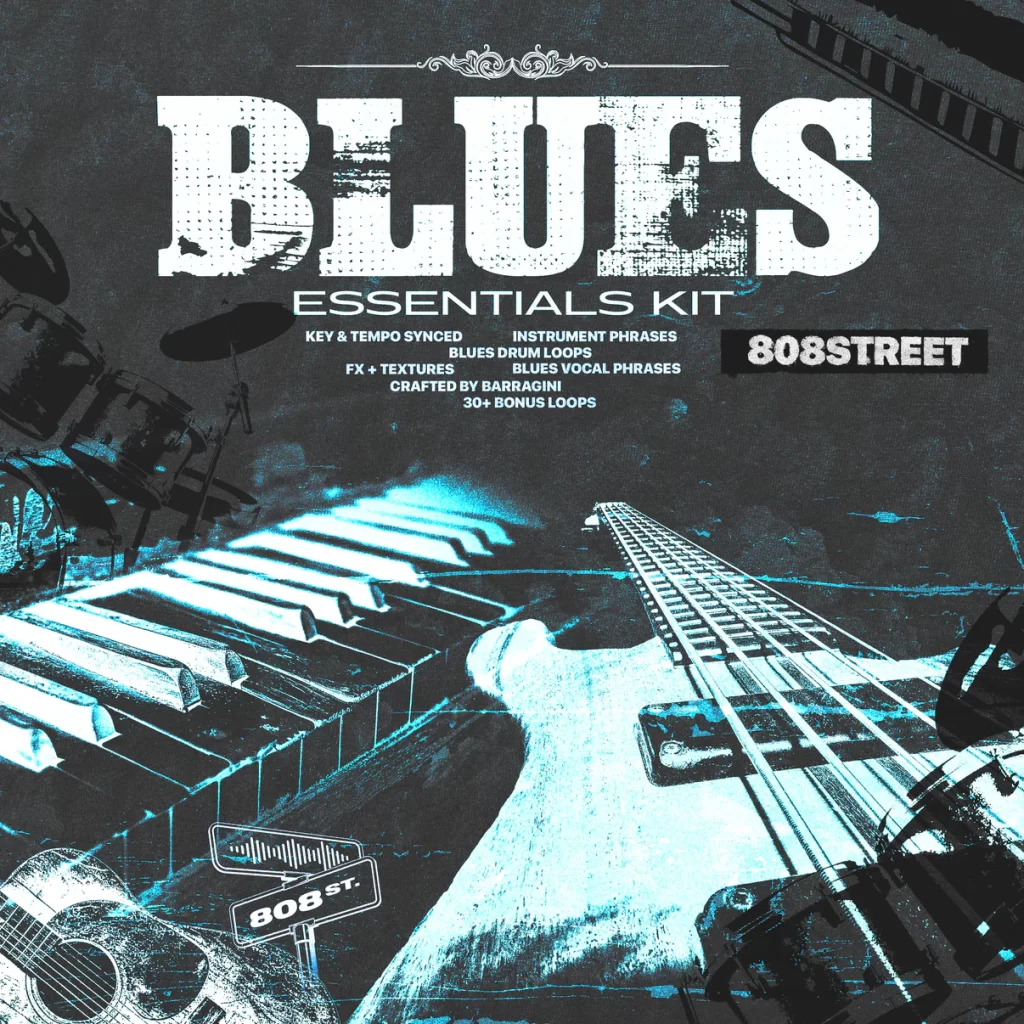 蓝调乐句 Barragini Blues Essentials (Phrase Kit) by 808Street WAV-FANTASTiC