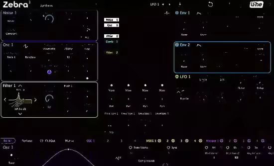 波表/模块化合成器 Heckmann Audio – u-he Zebra3 v3.0.0.21799 MacOS