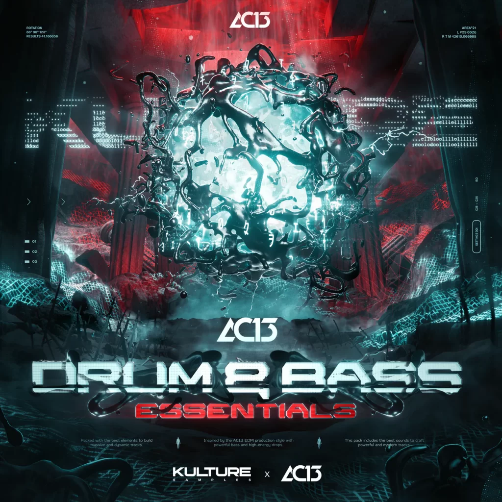 鼓与贝斯音效 Kulture Samples AC13’s Drum & Bass Essentials WAV MiDi Serum Presets FLP FST-ARCADiA