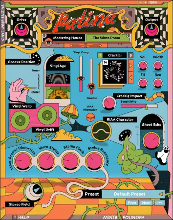 黑胶唱片模拟器 Minta Foundry Patina v1.0.3 U2B MacOS