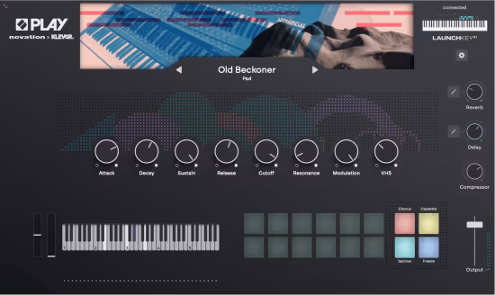 专门为 Novation Launchkey MK4 MIDI 控制器键盘设计的高质量虚拟乐器 Novation Play v1.0.1 WIN