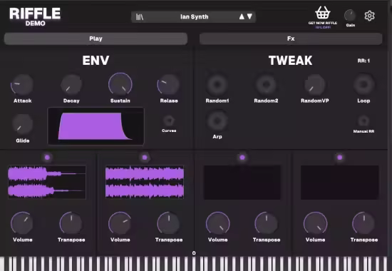 旋律创作插件 PedeBeats Riffle 1.3 Win/macOS