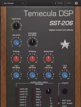 混响 Temecula DSP SST-206 v1.2.2 WIN